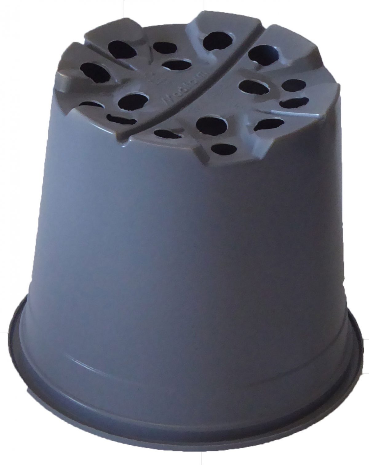 17cm (2 Litre) Recyclable Grey Pots H. Smith Plastics Ltd